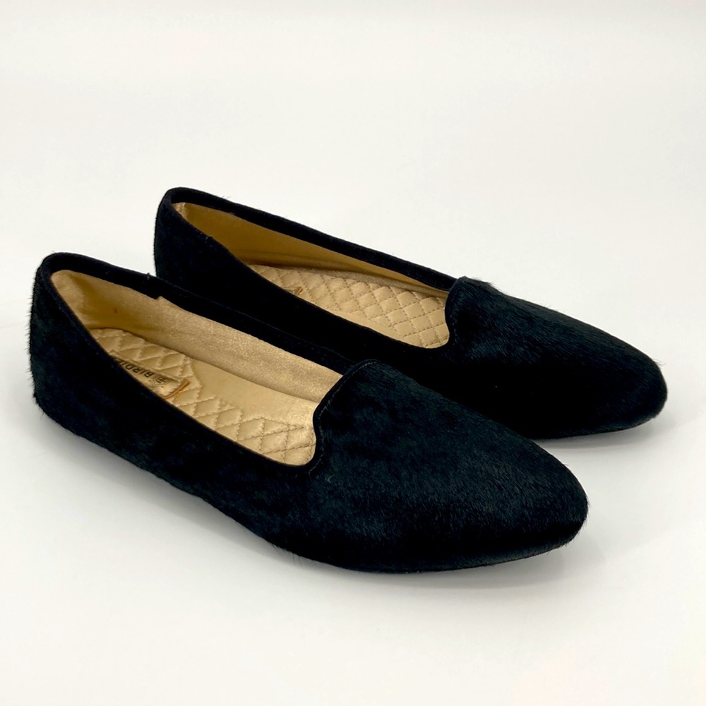 Birdies Black Velvet Loafers